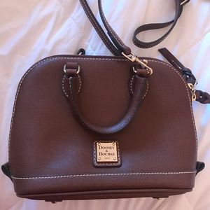 Dooney and Bourke Dark Brown Zip Zip Satchel